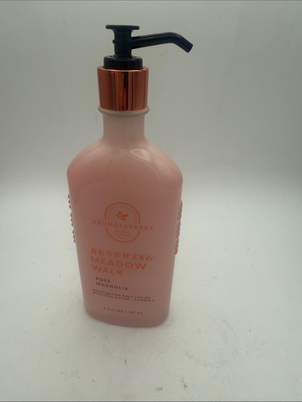 Bath & Body Works Aromatherapy Renewing Meadow Walk Rose Magnolia Lotion 6.5 Oz